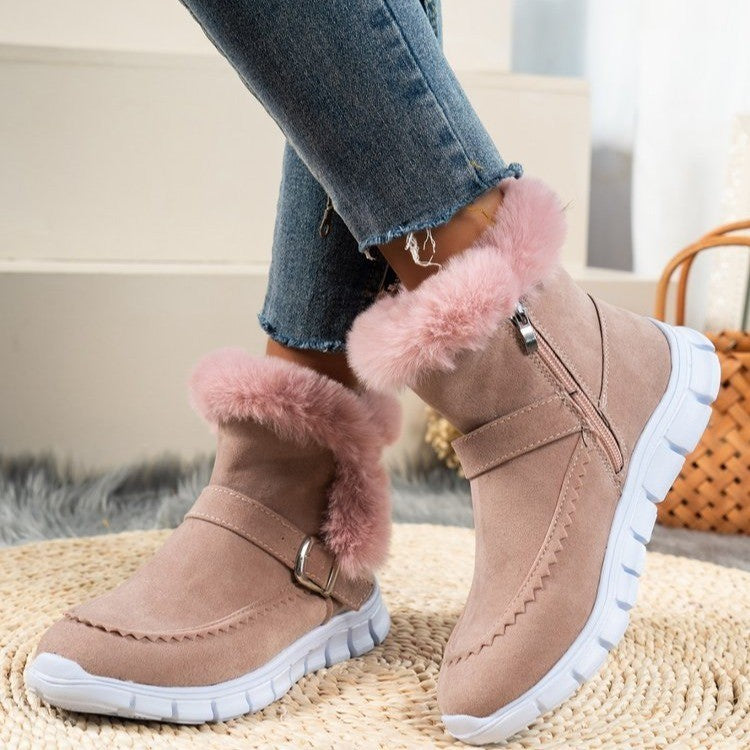 CozySnow - Bottes d'hiver chaudes et élégantes avec boucle pour femme