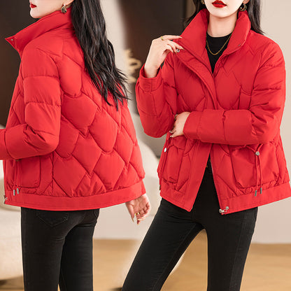 Cocoon Chic: La Veste Courte en Coton Duvet pour un Hiver Stylé et Confortable (Copy)