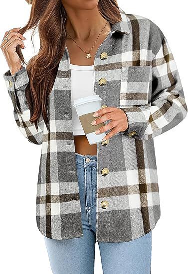 Plaid Charm : La Veste en Laine Brossée qui Réinvente l’Hiver avec Style