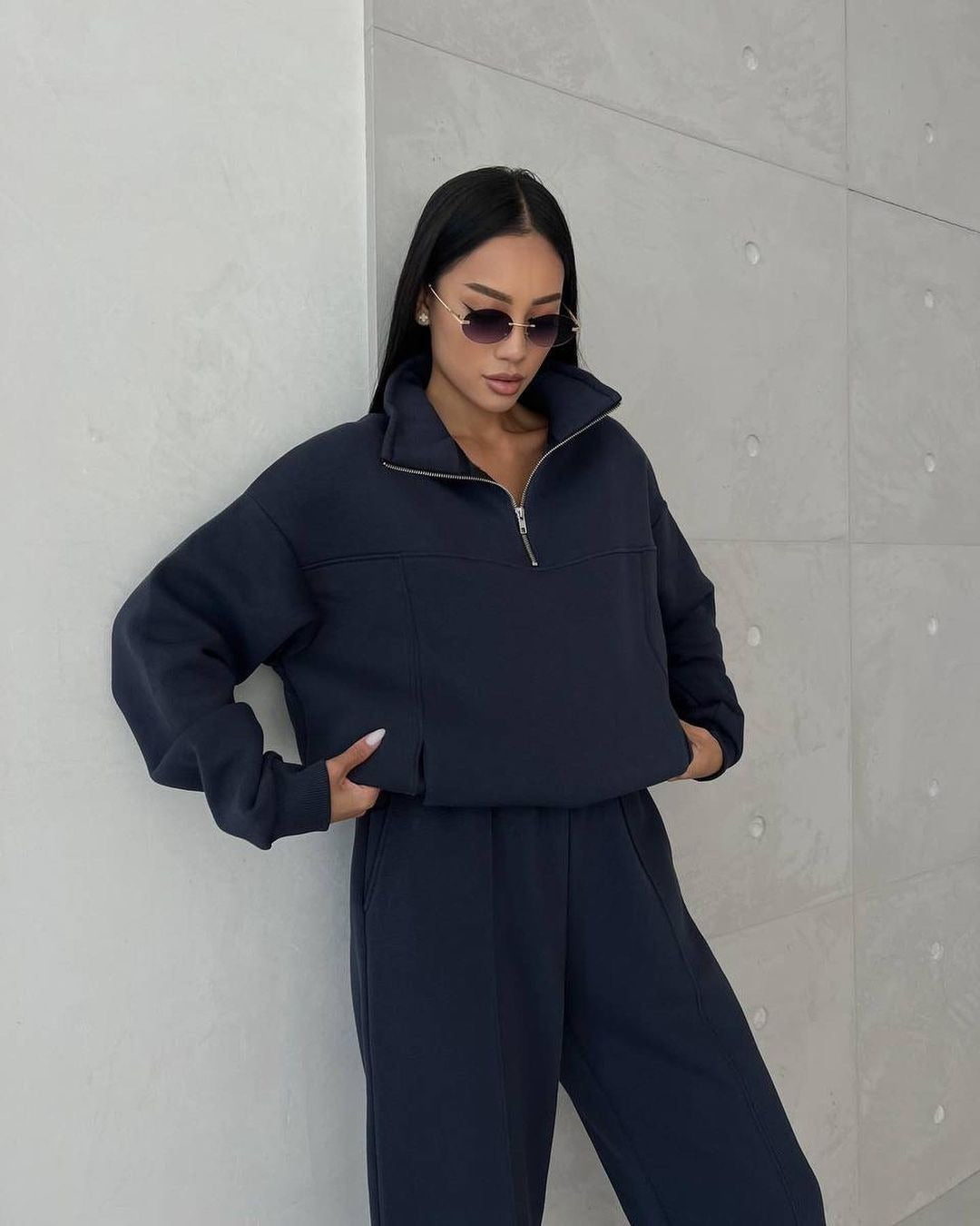 Ensemble Jogging Y2K Mila – Style Sportif Décontracté pour l’Automne et l’Hiver