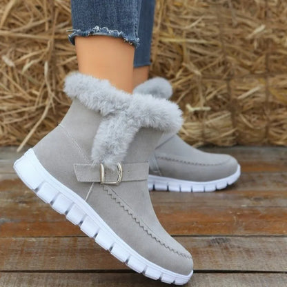 CozySnow - Bottes d'hiver chaudes et élégantes avec boucle pour femme